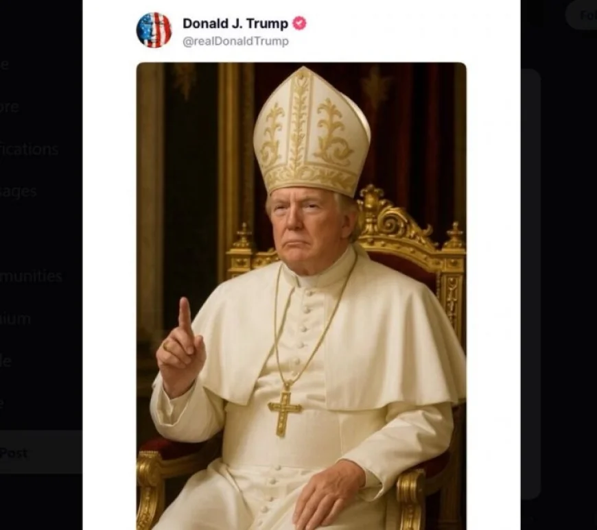 Donald Trump Tampil Cosplay Sebagai Paus: Hasil AI Ini Hebohkan Media Sosial
