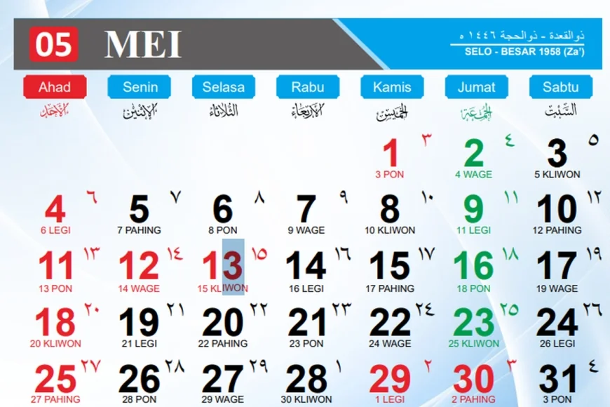 Breaking News: Kalender Hijriyah 2025 Resmi Dirilis, Catat Tanggal Penting untuk Ibadah dan Hari Besar Islam