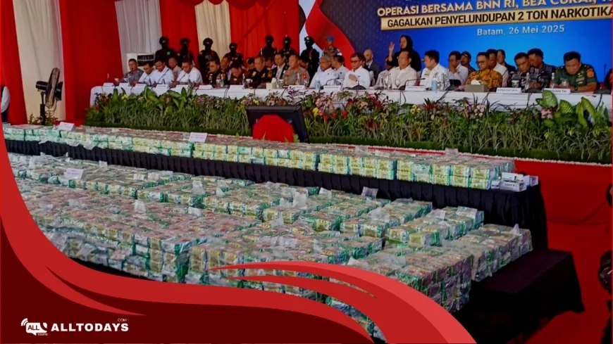 Tim Gabungan Gagalkan Penyelundupan 2 Ton Sabu di Perairan Karimun, Operasi Terbesar dalam Sejarah Indonesia