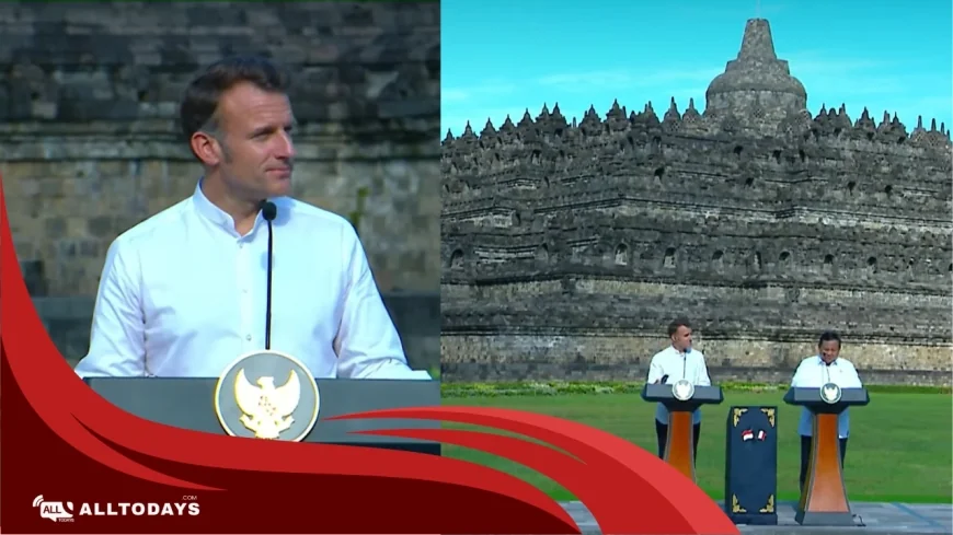 Presiden RI dan Presiden Prancis Luncurkan Kemitraan Strategis Budaya di Candi Borobudur