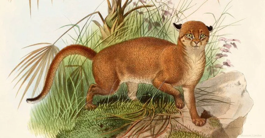 Penampakan Langka Kucing Merah Kalimantan Setelah 20 Tahun Absen di Taman Nasional Kayan Mentarang