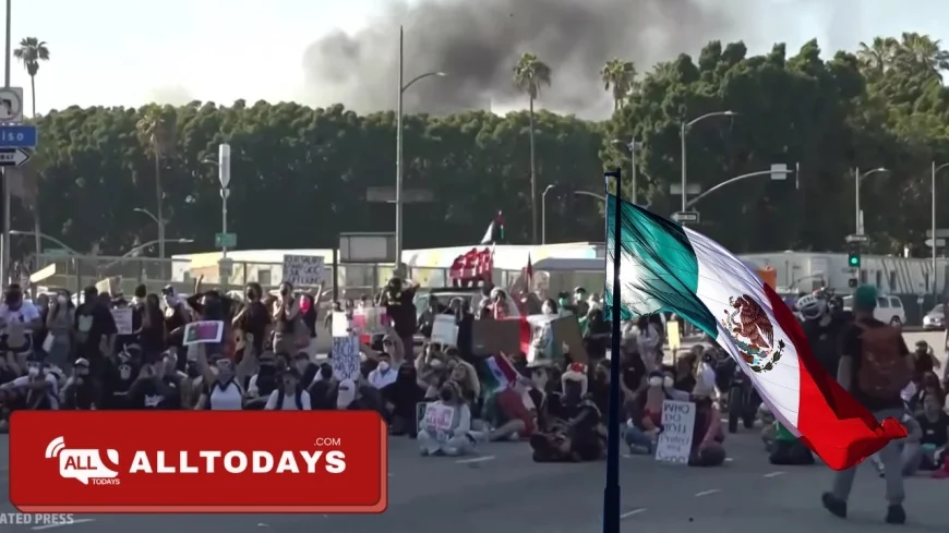 Alasan Kenapa Bendera Meksiko yang Berkibar Saat Aksi Demo di Los Angeles
