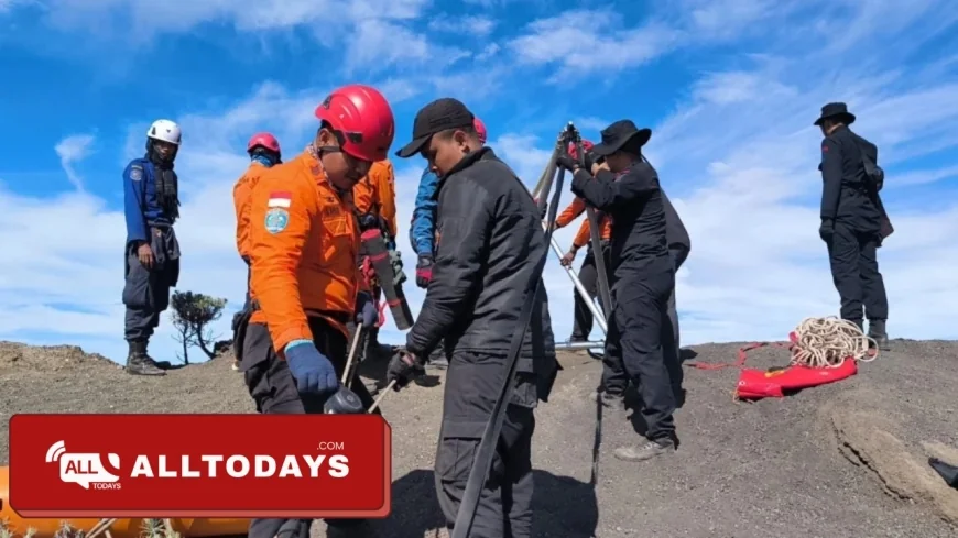Jasad Pendaki Brasil di Gunung Rinjani Dievakuasi Pagi Ini, Medan Ekstrem Jadi Tantangan