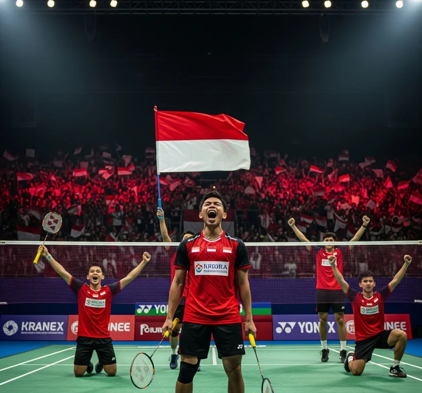 Indonesia Raih Kemenangan Dramatis di Final Kejuaraan Bulu Tangkis Asia 2025