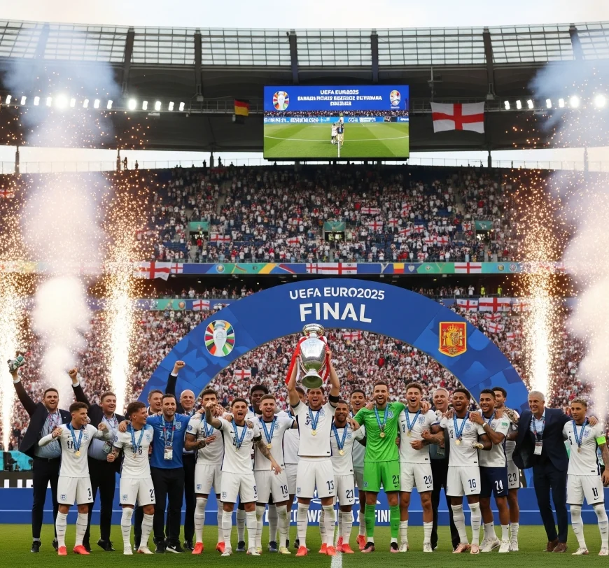 Inggris Juara Euro 2025 Setelah Tumbangkan Spanyol 2-1 di Final Berlin