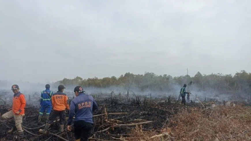 Menteri Kehutanan Pantau Langsung Karhutla di Riau, Dugaan Pembakaran Lahan untuk Kebun Sawit Muncul