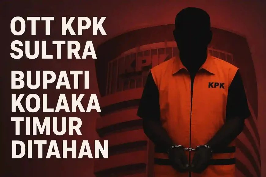 OTT KPK Sultra, Bupati Kolaka Timur Ditahan