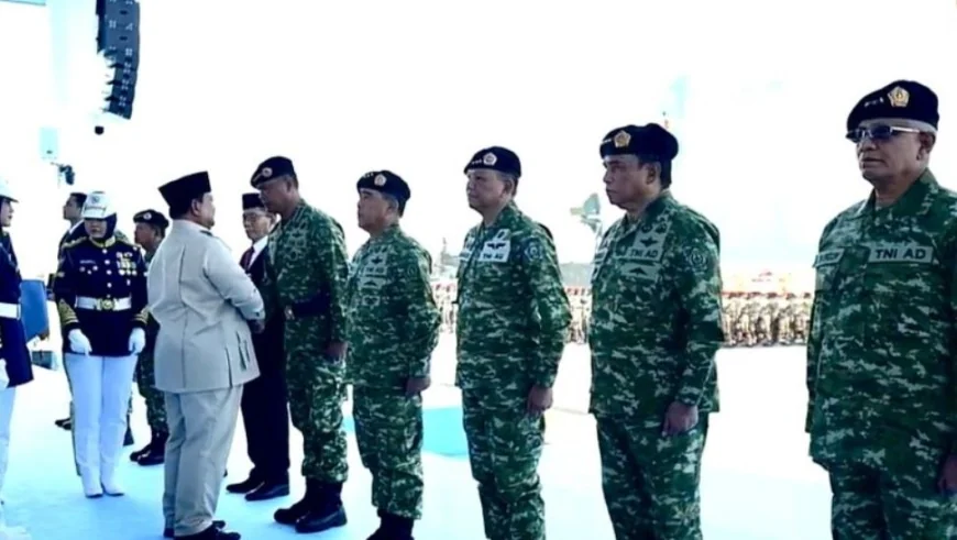 Presiden Prabowo Lantik Wakil Panglima TNI dan Resmikan Reorganisasi Besar-Besaran Militer Indonesia