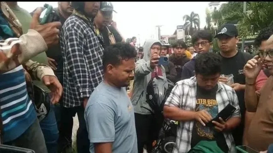 Aksi Damai Ojek Online dan Mahasiswa di Medan Tercoreng Ulah Provokator
